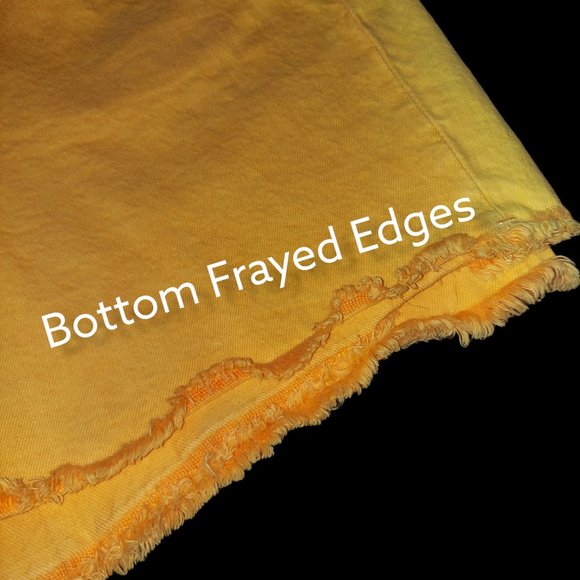 Universal Thread Faded Orange Vintage Midi Shorts Women's Size 14 - Picture 4 of 4